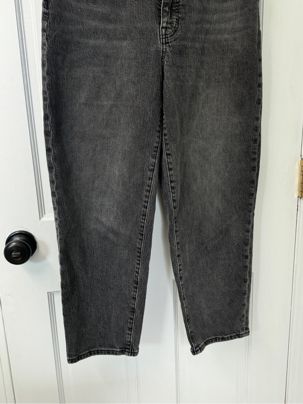 Madewell Black Balloon Denim Jeans Sz 28 - Picture 5 of 9